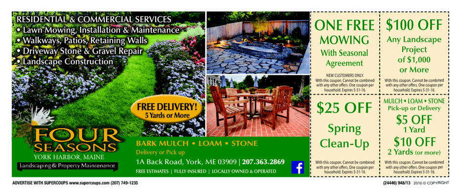 Four Seasons Landscaping - This Season's Deal