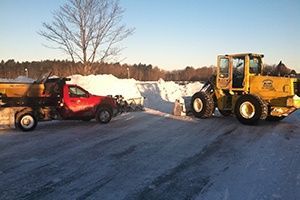 snow plowing and ice control