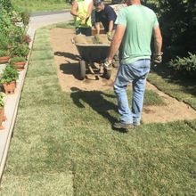 Four Seasons Laying Down Sod